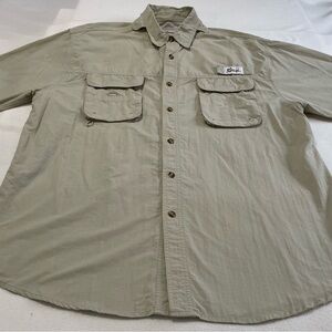 Worldwide Sportsman Khaki Fishing shirt XL